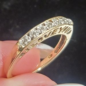 10K gold "I Love You" band